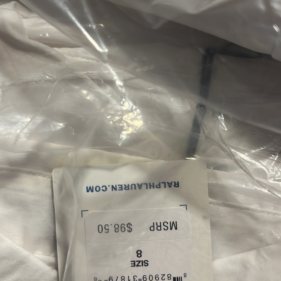 $100 Polo Ralph Lauren US Open Short Sleeve Cuffed Button Down Shirt VTG NWT - Picture 8 of 9